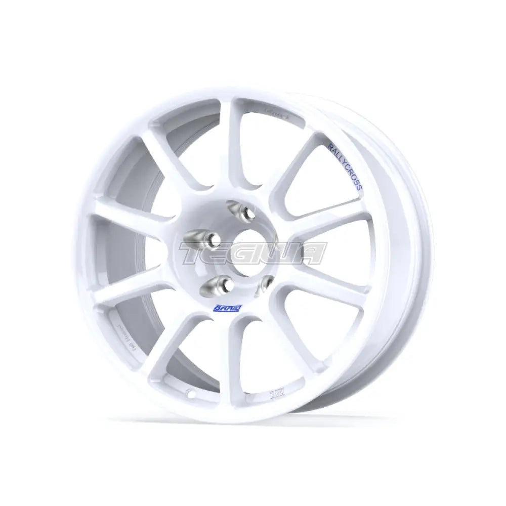 Braid Fullrace Rallycross Alloy Wheel 16x8 ET0 to 50 5x112 White Shiny