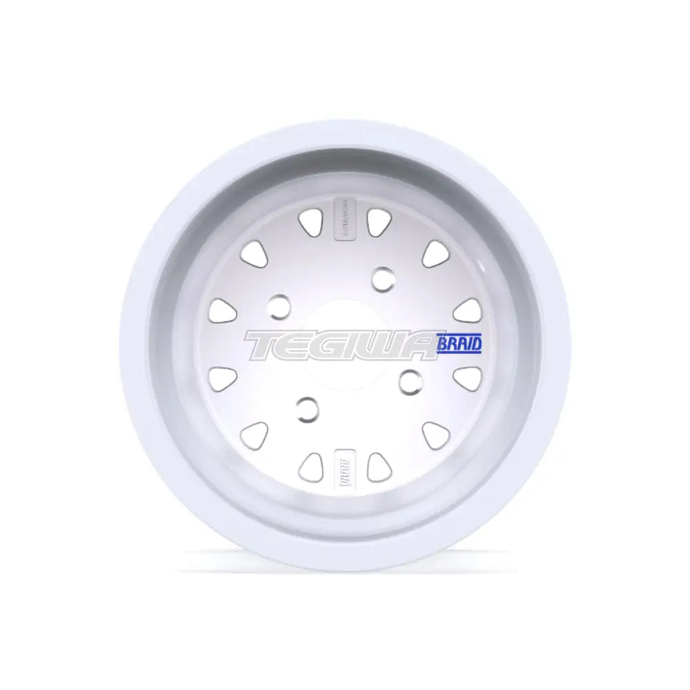 Braid Tenrace+ Alloy Wheel 10x8 ET6+2 4x108 White Shiny