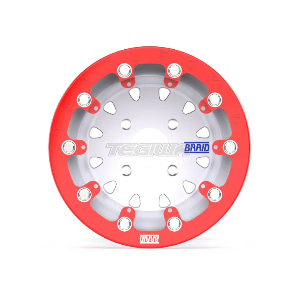 Braid Tenrace+ Beadlock A Alloy Wheel 10x8 ET3+5 4x108 White Shiny