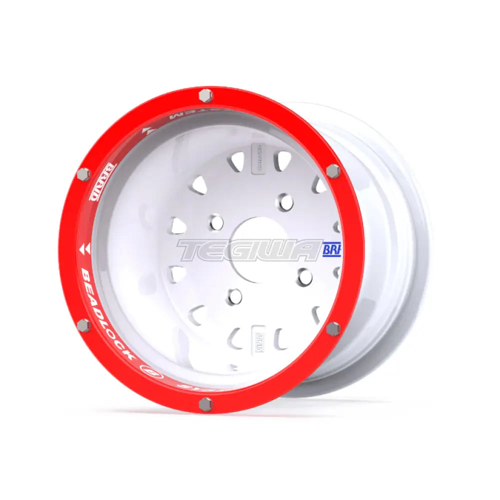 Braid Tenrace+ Beadlock B Alloy Wheel 10x5 ET3+2 4x130 White Shiny