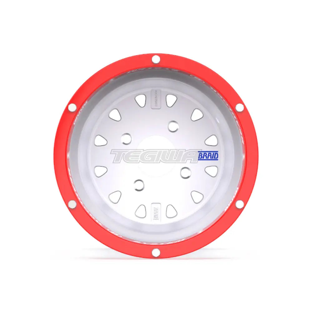 Braid Tenrace+ Beadlock B Alloy Wheel 10x8 ET6+2 4x130 White Shiny