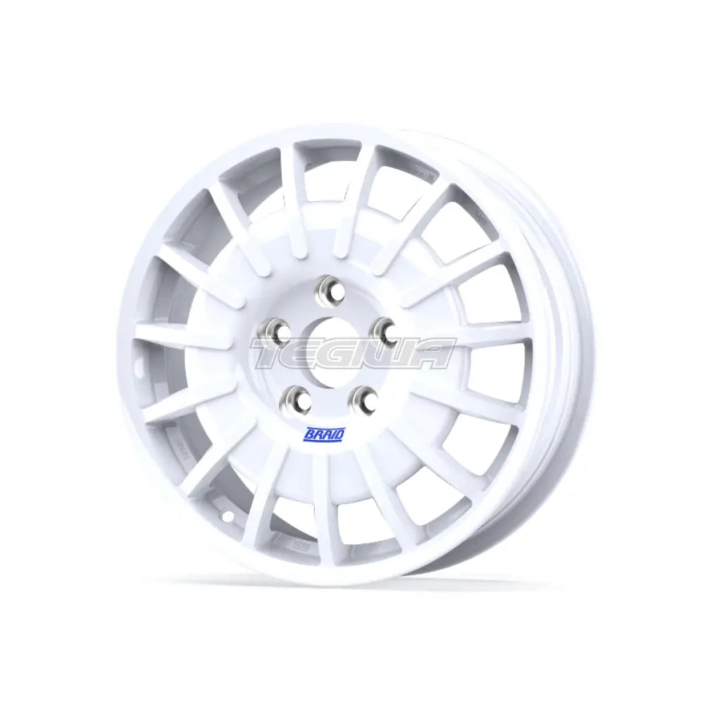 Braid Winrace N Lars Alloy Wheel 16x5.5 ET9 to 60 4x108 White Shiny