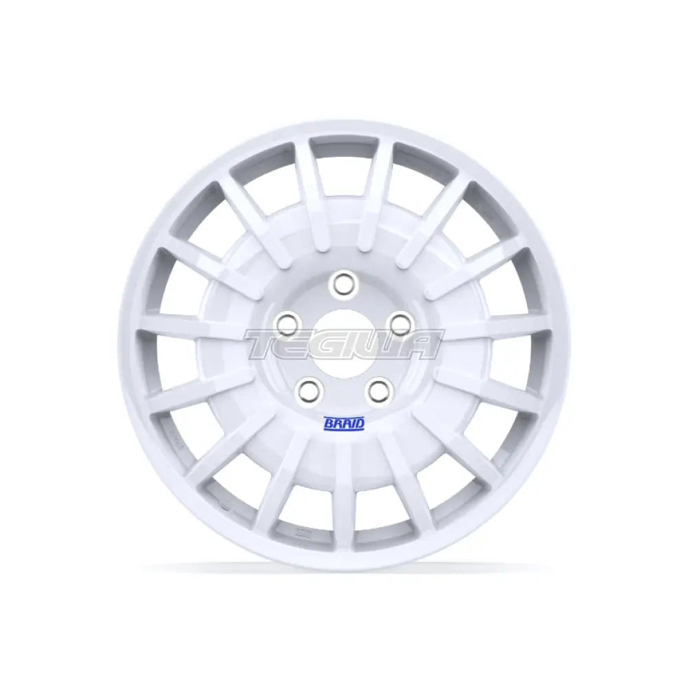 Braid Winrace N Lars Alloy Wheel 16x5.5 ET9 to 60 5x128 White Shiny
