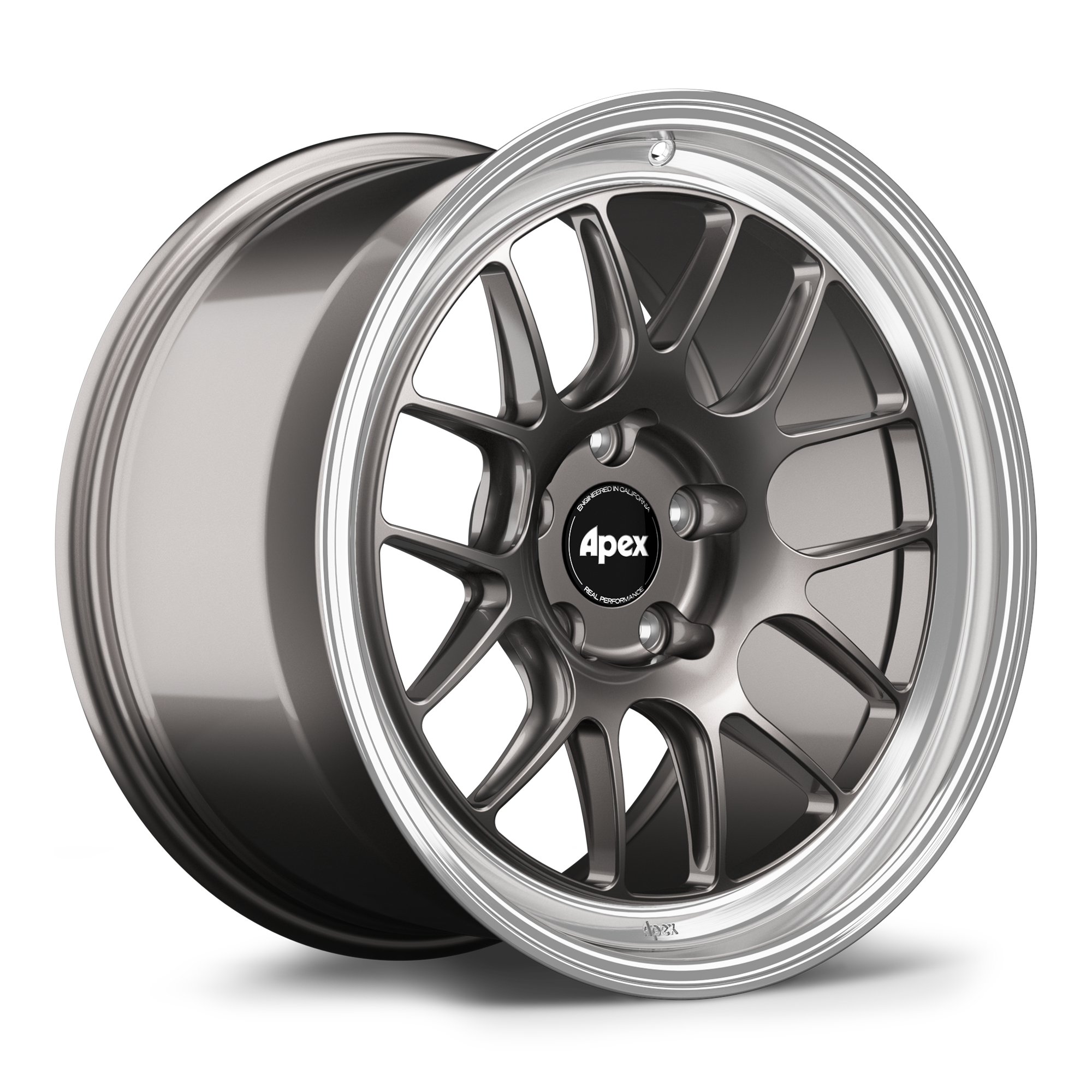 Apex ML-7RT Forged Alloy Wheel 18x9.5 ET22 5x120mm - Machined Lip - Anthracite 72.56mm CB