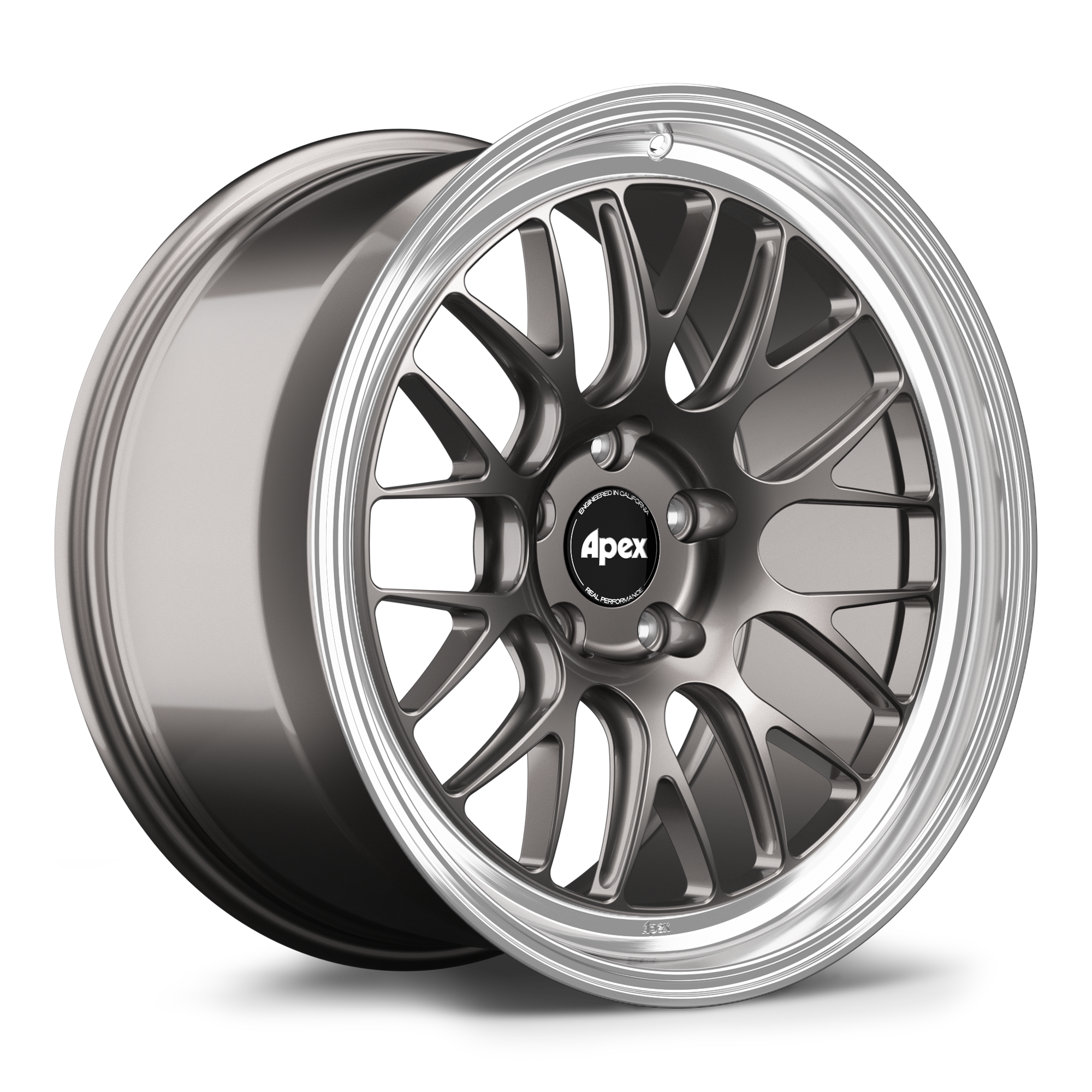 Apex ML-10RT Forged Alloy Wheel 19x9.5 ET28 5x120 Anthracite - Machined Lip 72.56mm CB