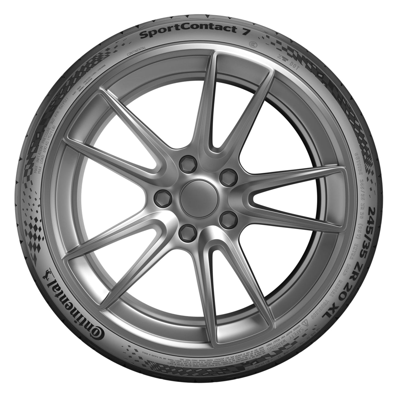 Continental SportContact 7 All Season Tyre 295/30/21 102 XL