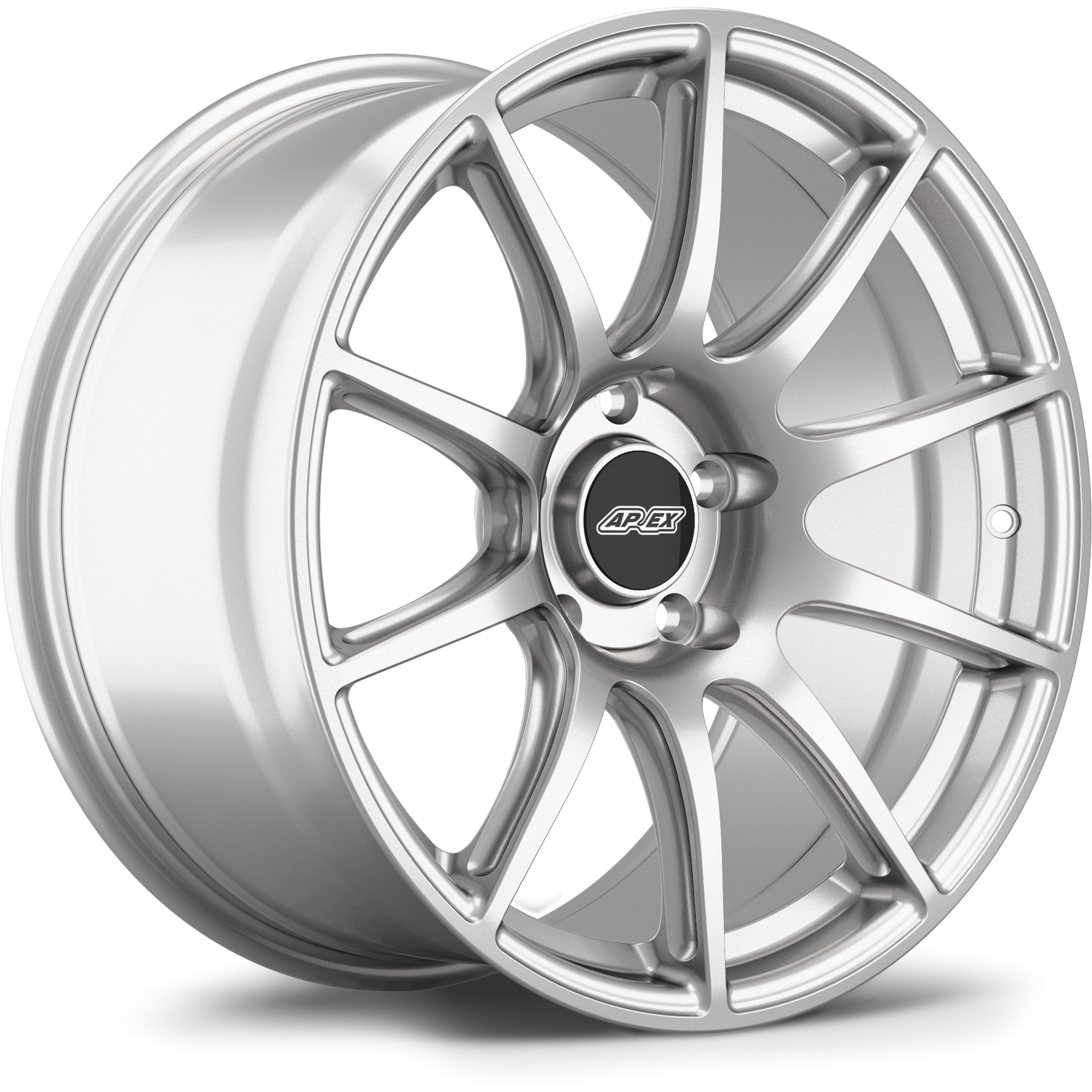 Apex SM-10 Alloy Wheel 18x9.5 ET35 5x120 Race Silver 72.56mm CB