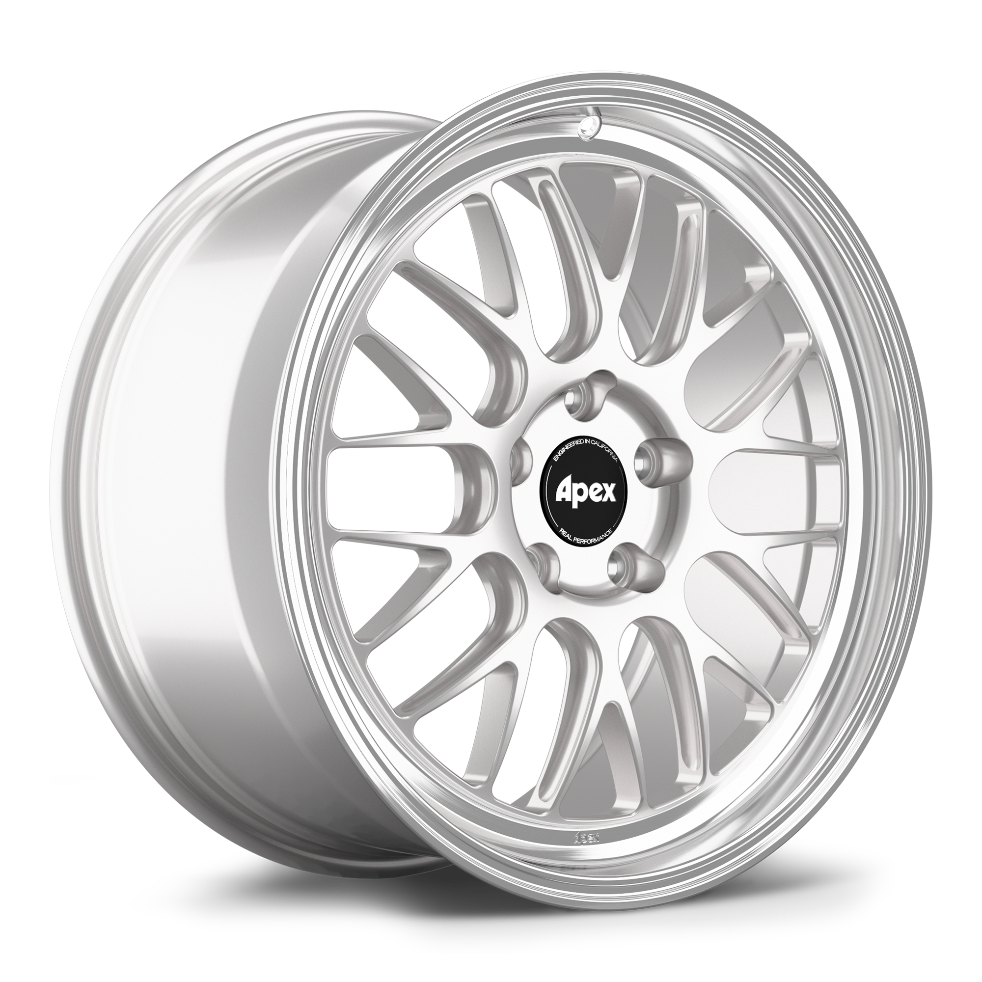 Apex ML-10RT Forged Alloy Wheel 19x11 ET75 5x120.65 Race Silver - Machined Lip 70.3mm CB