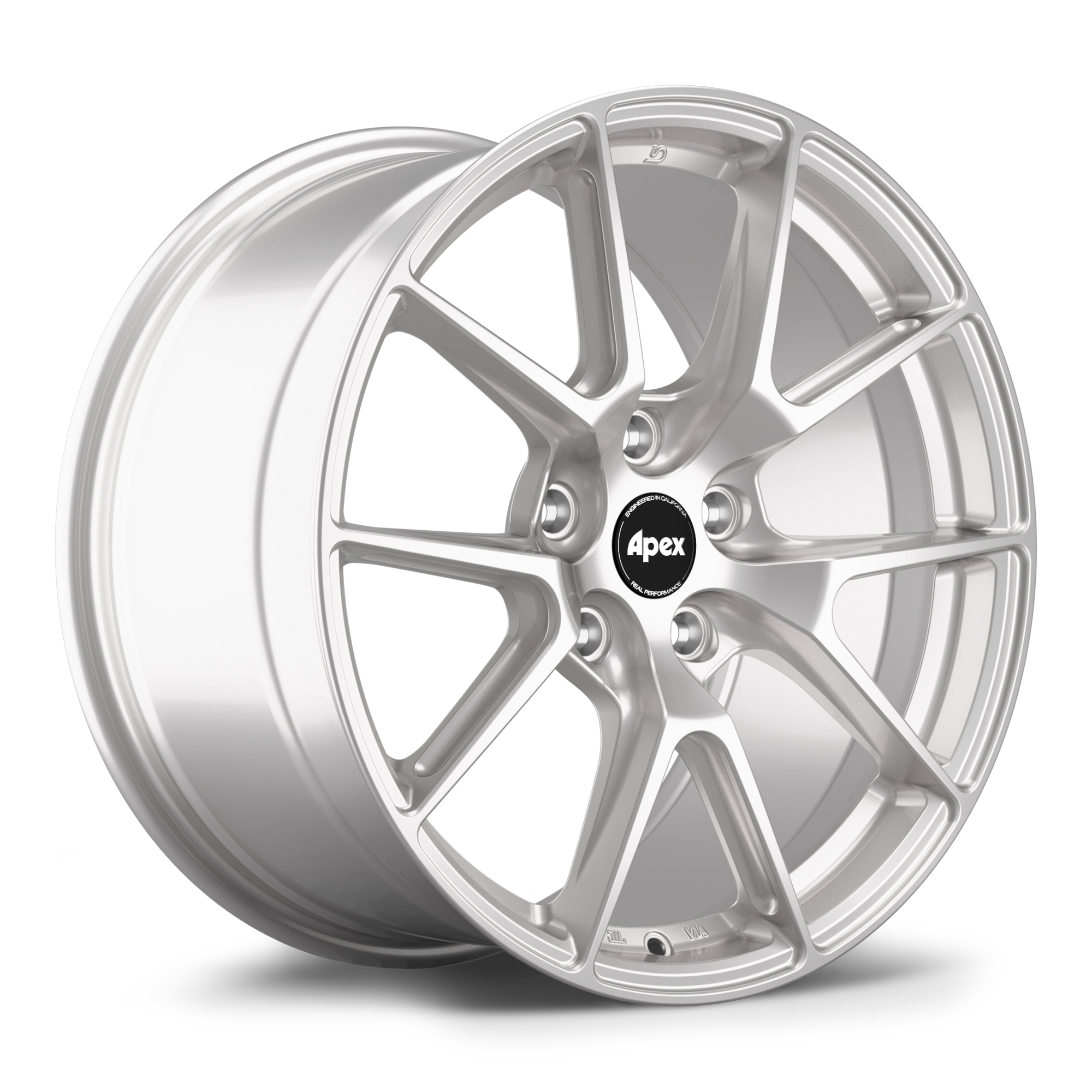 Apex VS-5 Alloy Wheel 18x8.5 ET43 5x112 Race Silver 57.1mm CB