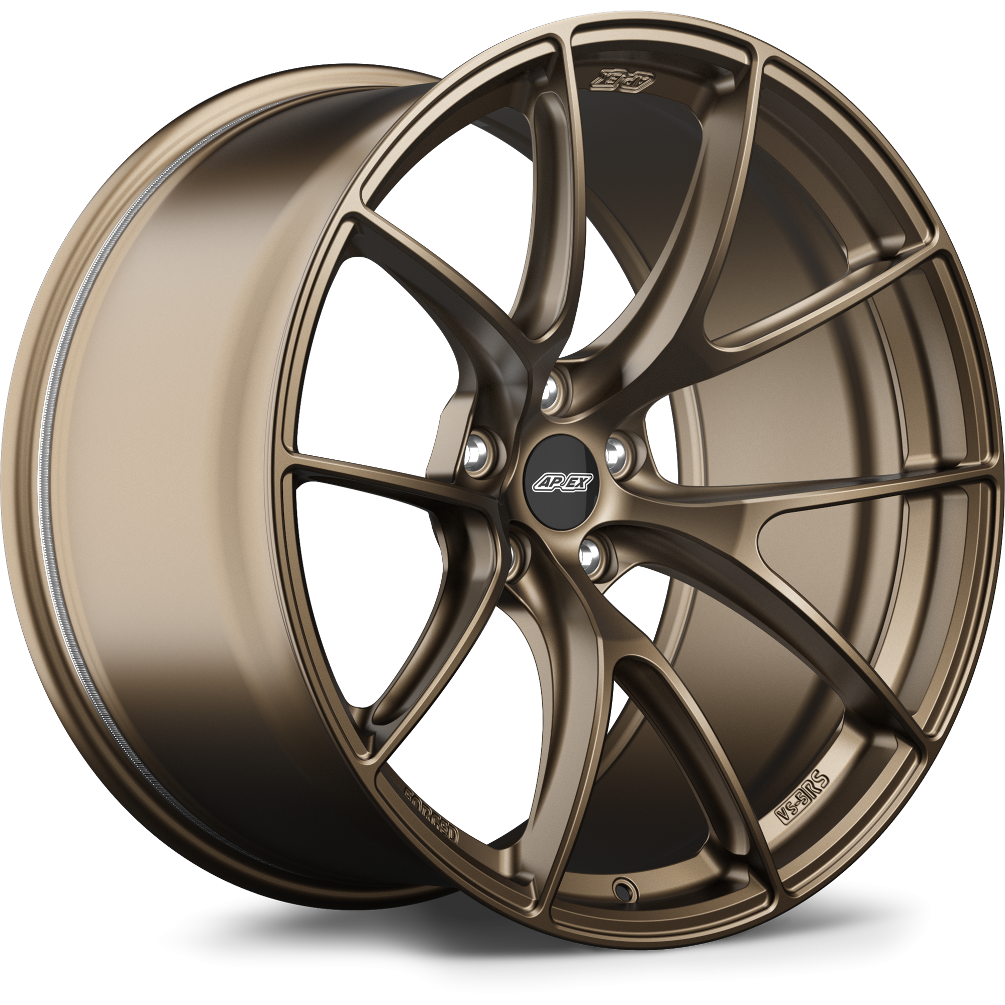 Apex VS-5RS Alloy Wheel 20x12 ET22 5x114.3 66.1mm CB Satin Bronze