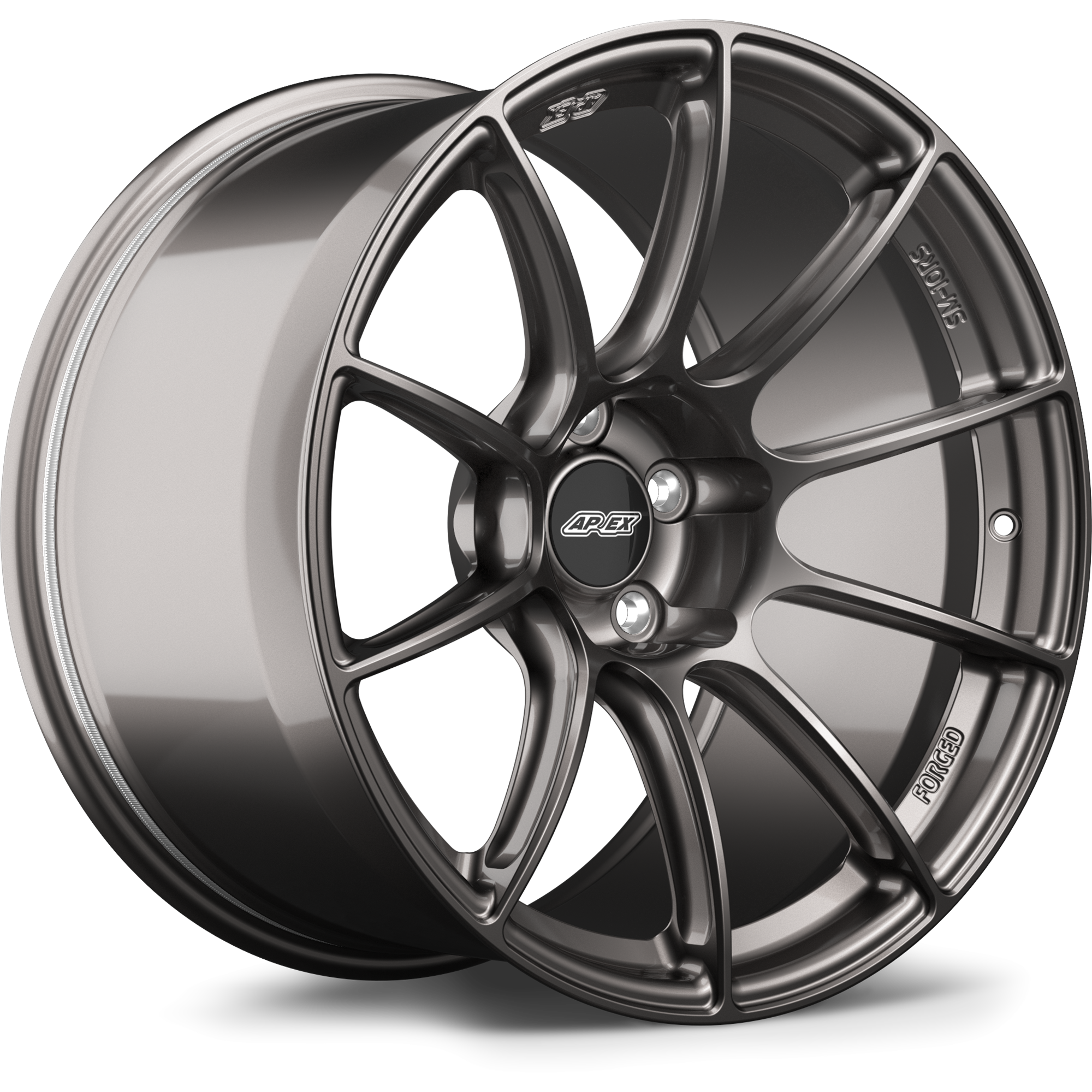 Apex SM-10RS Forged Alloy Wheel 19x11 ET22 5x112 Anthracite 66.6mm CB