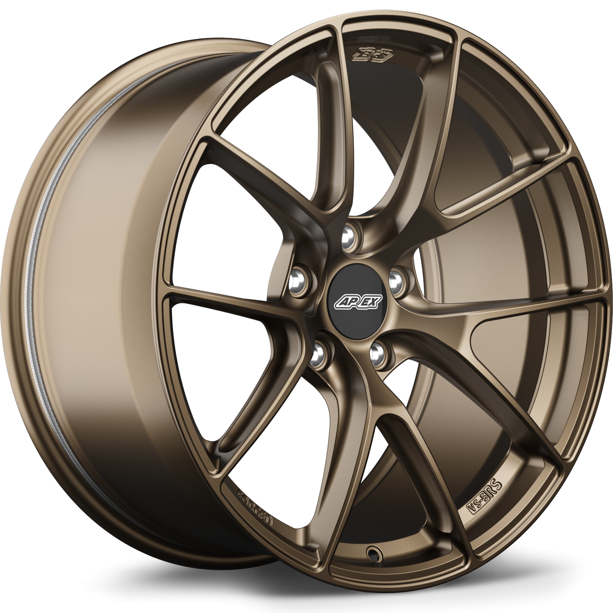 Apex VS-5RS Alloy Wheel 19x10.5 ET44 5x130 71.6mm CB Satin Bronze