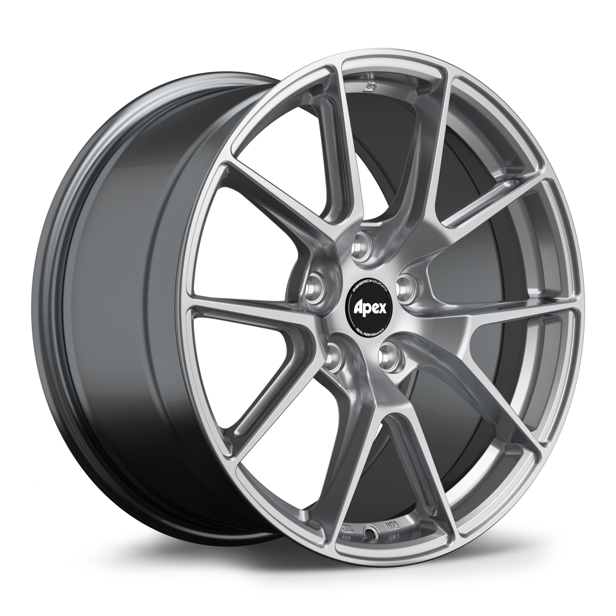 Apex VS-5 Alloy Wheel 18x9.5 ET58 5x120 Hyper Black 72.56mm CB