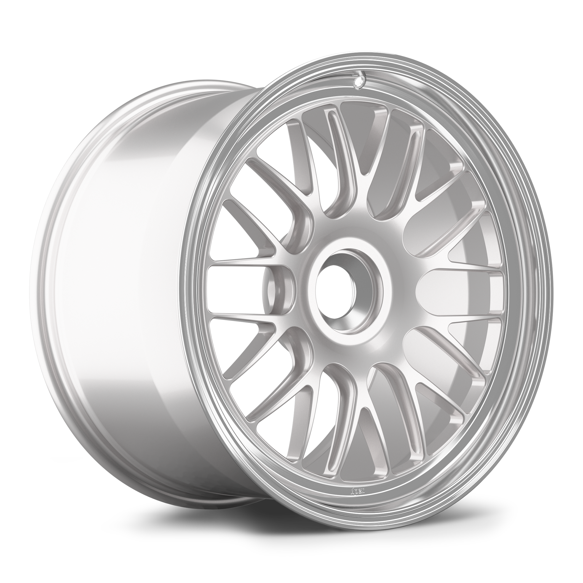 Apex ML-10RT Alloy Wheel 20x12 ET47 PSCL 101mm CB Race Silver - Machined Lip