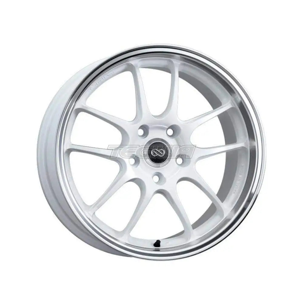 Enkei PF01SS Alloy Wheel 17x9 ET60 5x114.3 White Machined Lip 75mm CB