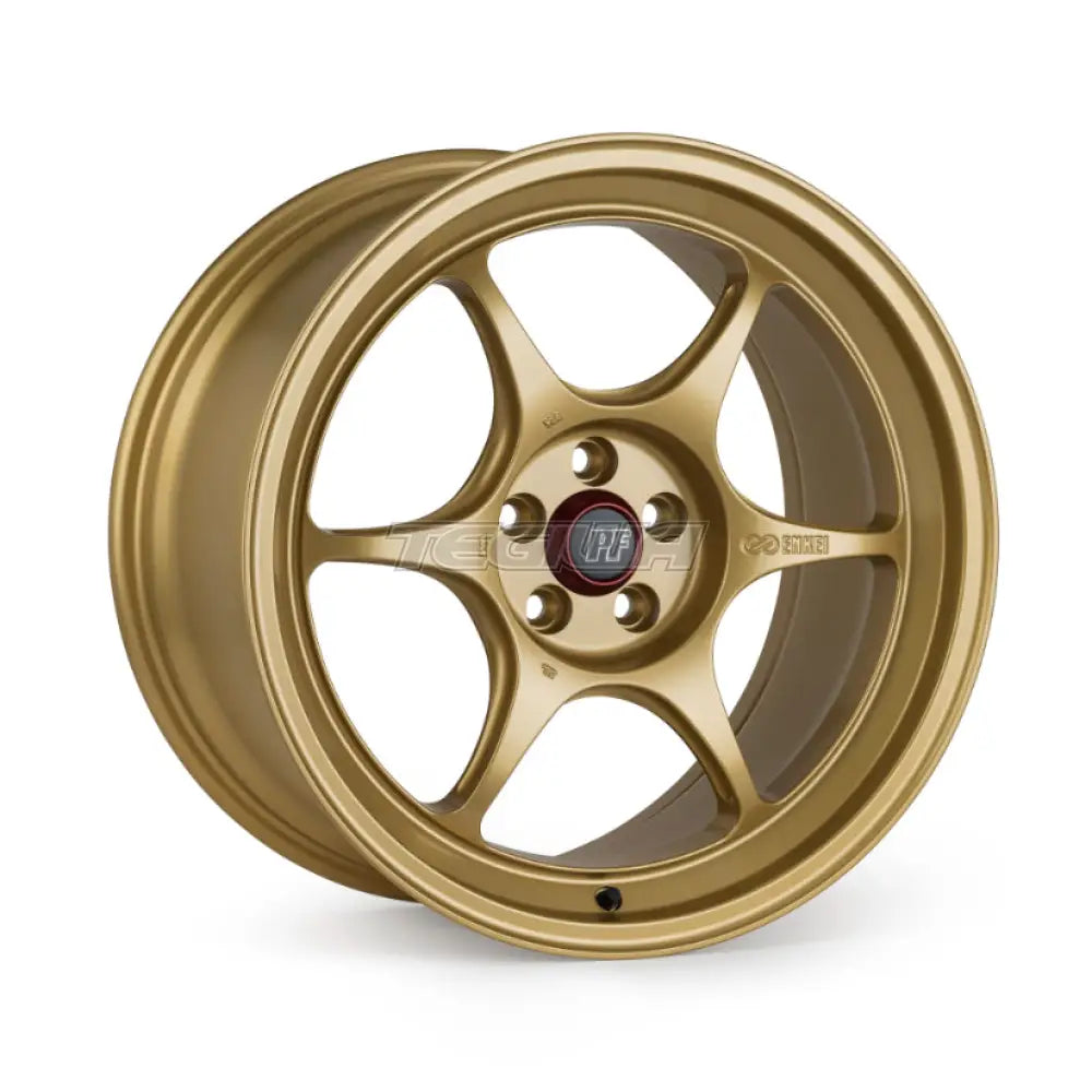 Enkei PF06 Alloy Wheel 18x8.5 ET48 5x114.3 Gold 75mm CB