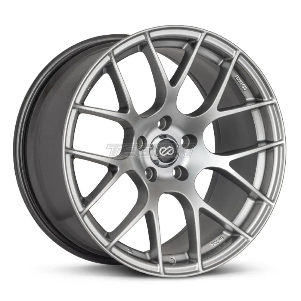 Enkei Raijin Alloy Wheel 19x8 ET32 5x120 Titanium Grey 72.6mm CB
