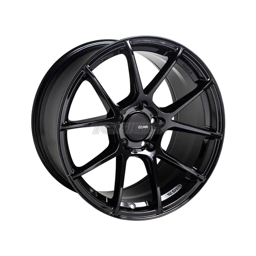 Enkei TS-V Alloy Wheel 18x8 ET45 5x112 Gloss Black 72.6mm CB