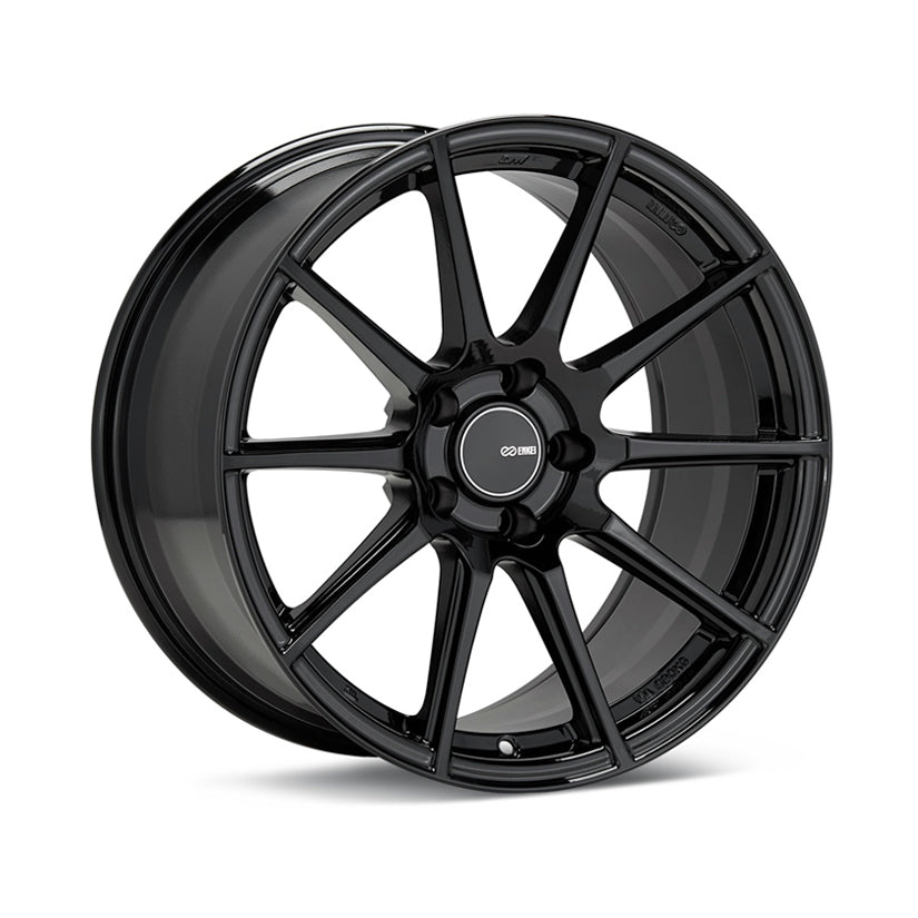 Enkei TS10 Alloy Wheel 18x8 ET40 5x114.3 Gloss Black 72.6mm CB - CLEARANCE