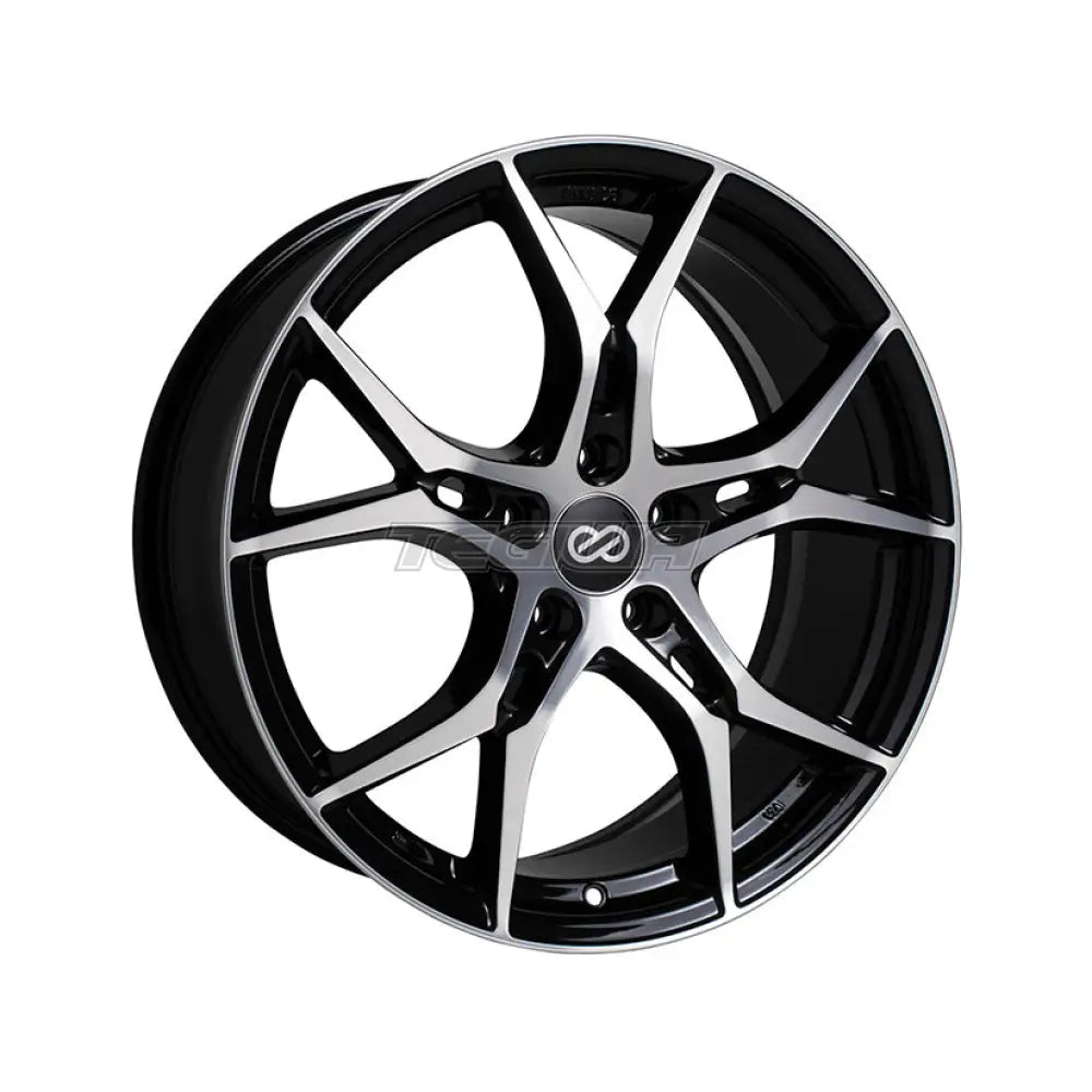 Enkei Vulcan Alloy Wheel 19x8.0 ET35 5x114.3 Black Machined 72.6mm CB
