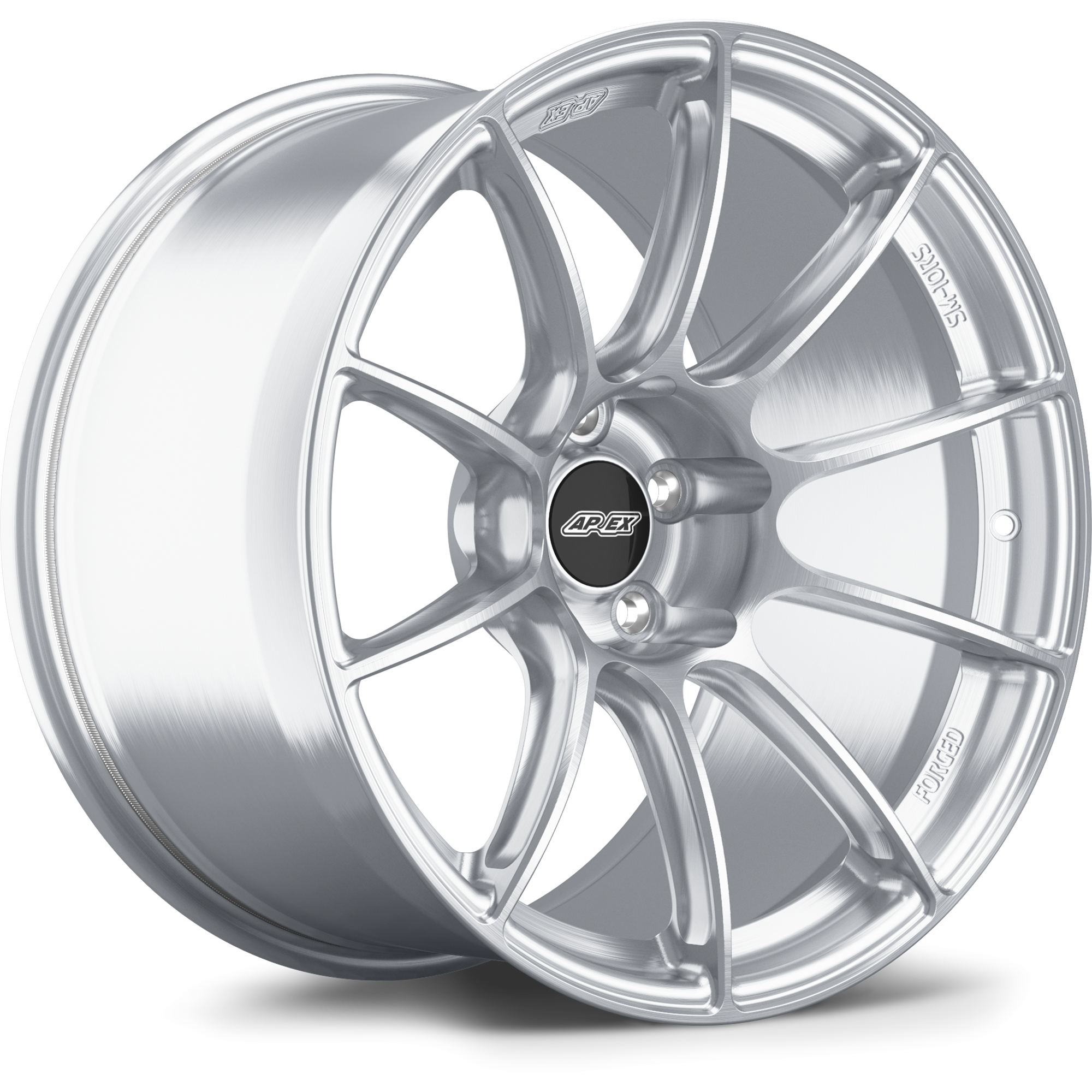 Apex SM-10RS Forged Alloy Wheel 19x10 ET12 5x112 Brushed Clear 66.6mm CB