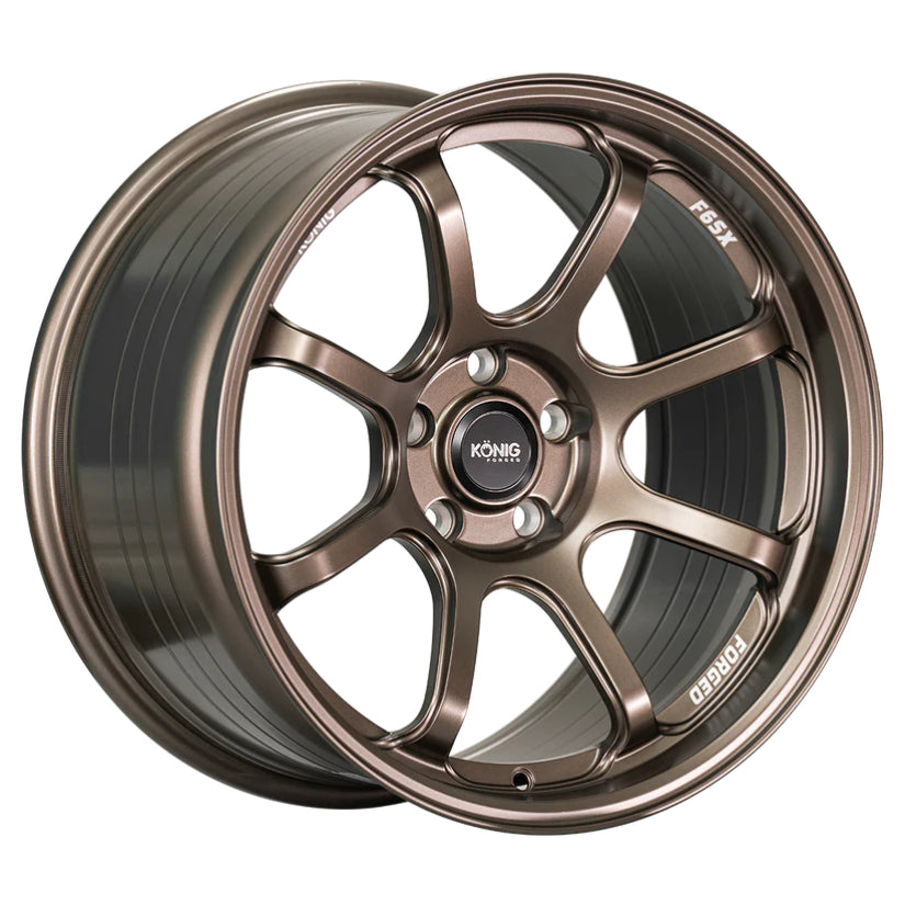 Konig Forged F6SX Alloy Wheel 18x10.5 ET25 5x120 Race Bronze 72.56mm CB