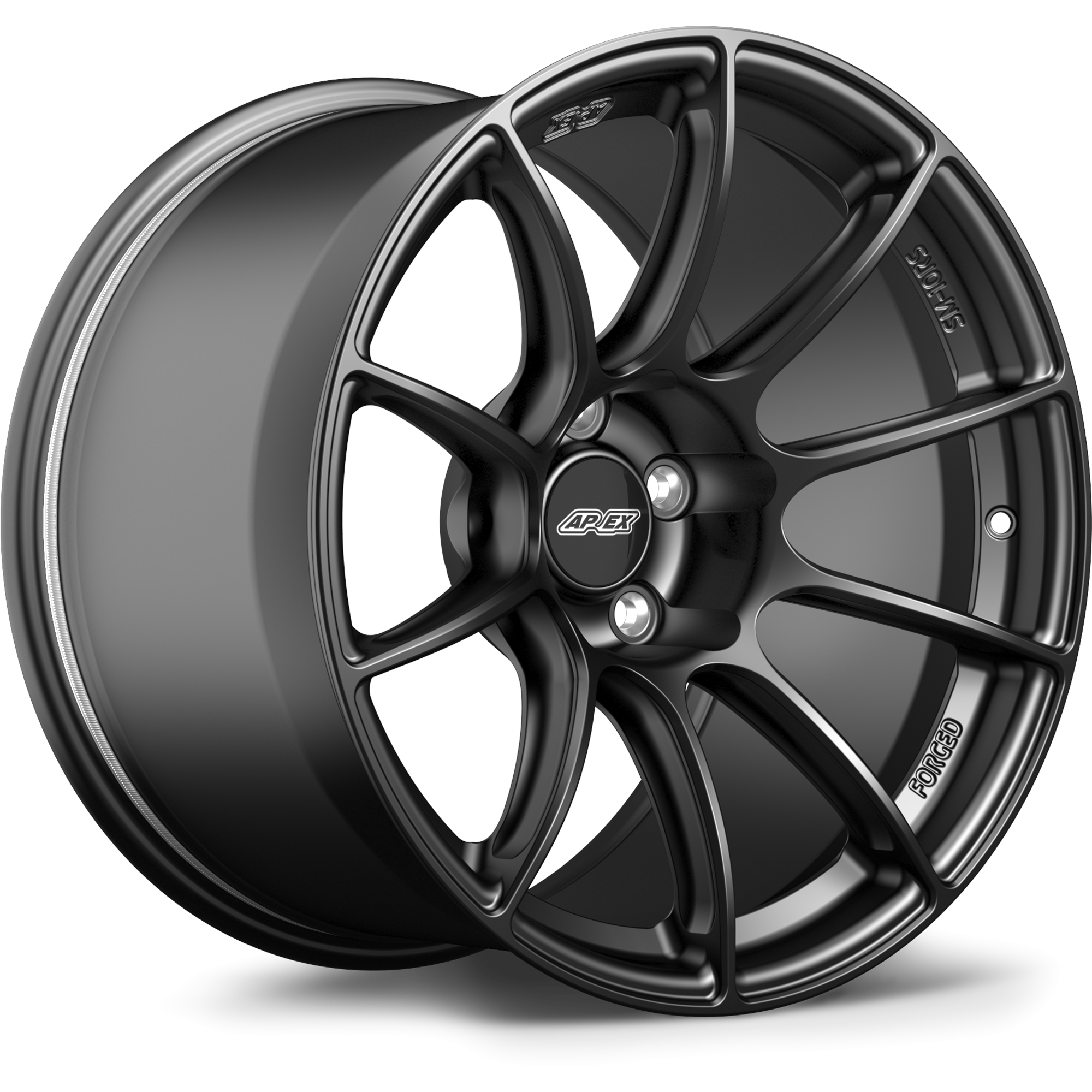 Apex SM-10RS Alloy Wheel 20x10 ET8 5x112 66.6mm CB Satin Black