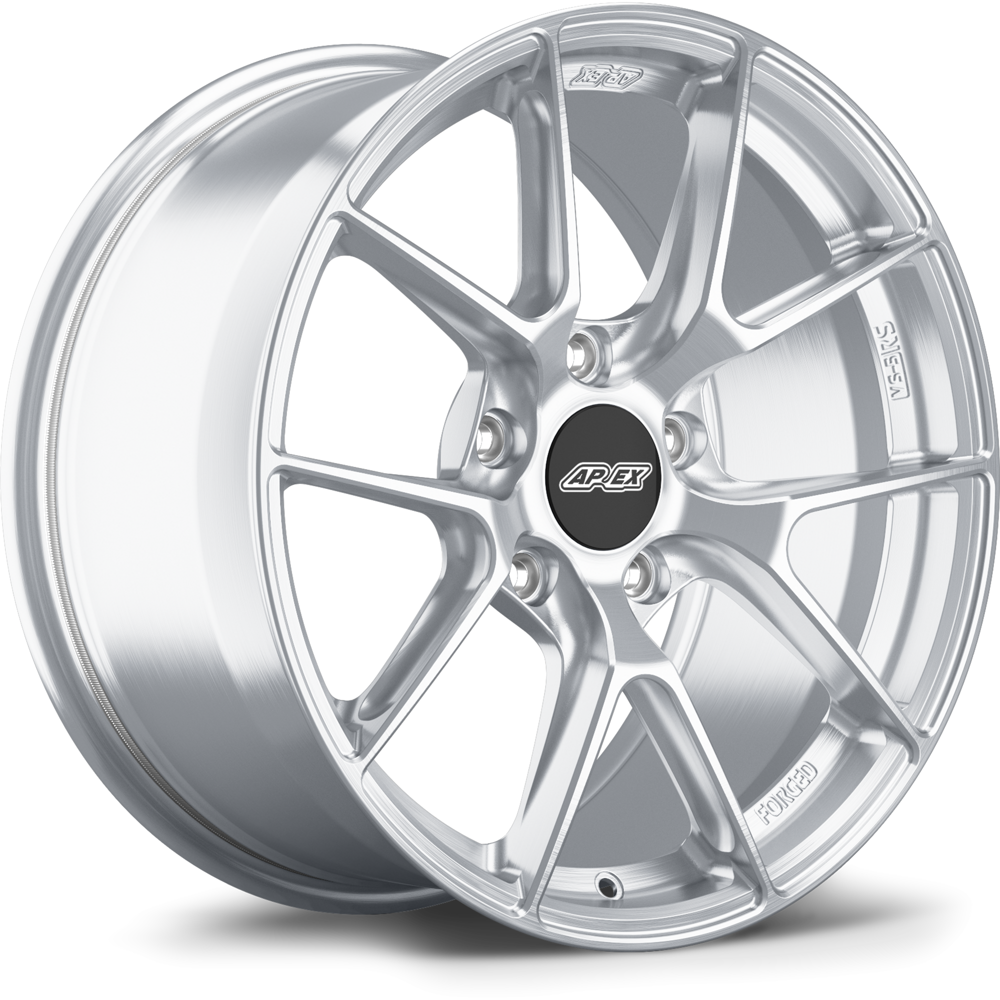 Apex VS-5RS Forged Alloy Wheel 18x8.5 ET40 5x120 Brushed Clear 72.56mm CB