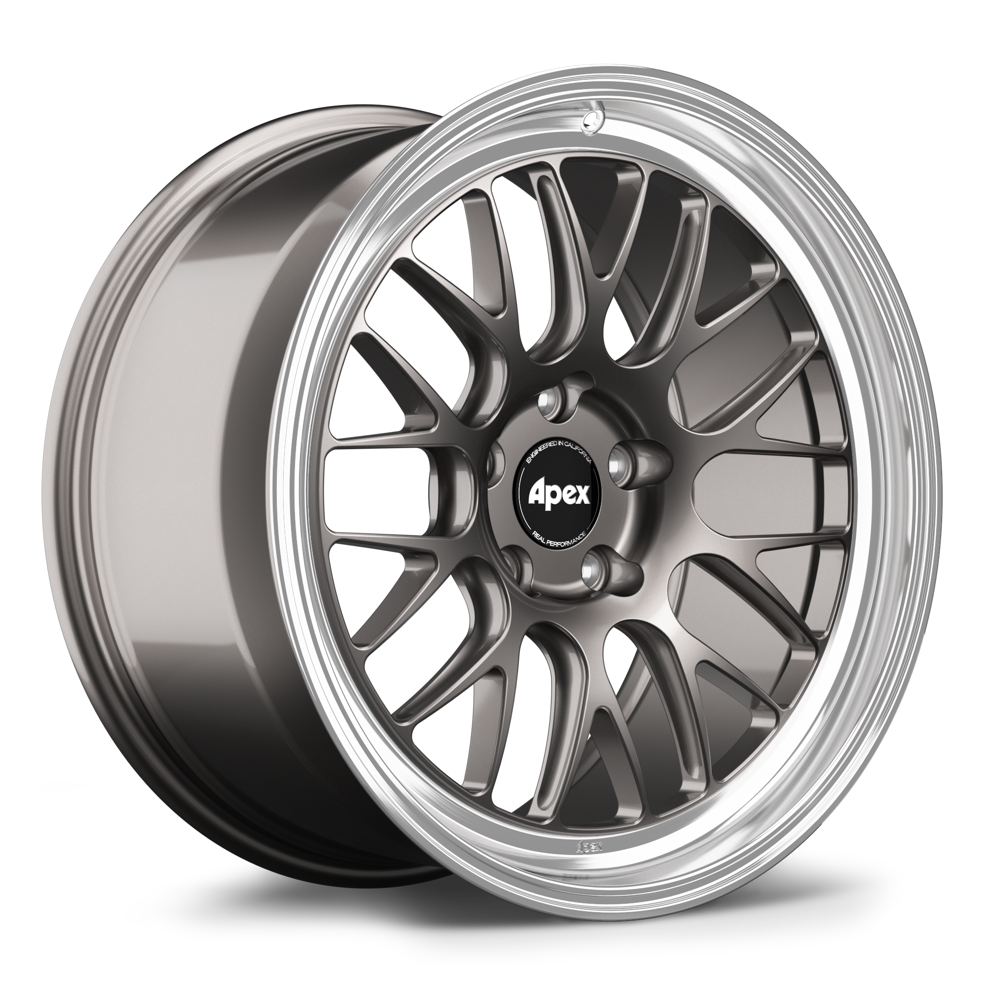 Apex ML-10RT Forged Alloy Wheel 19x9 ET42 5x112 Anthracite - Machined Lip 57.1mm CB