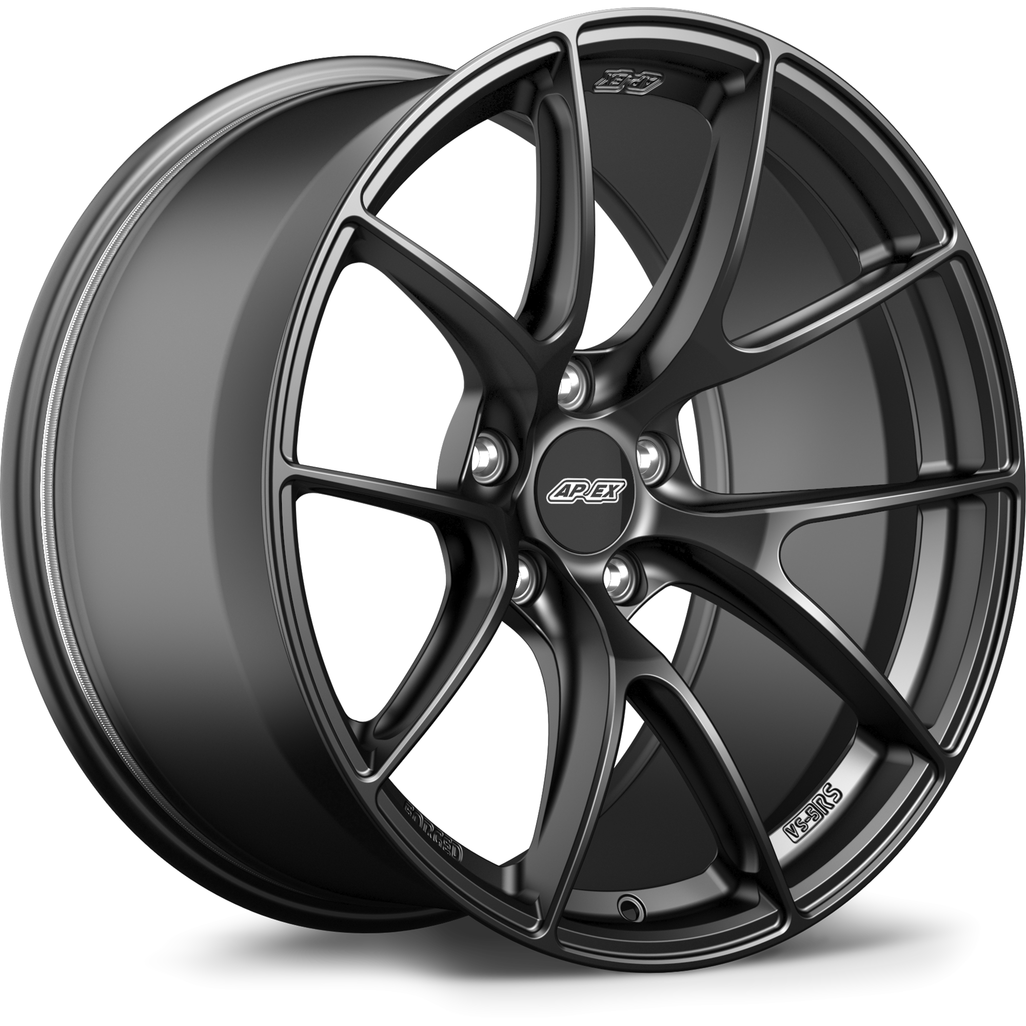 Apex VS-5RS Alloy Wheel 19x12.5 ET55 5x120.65 70.3mm CB Satin Black