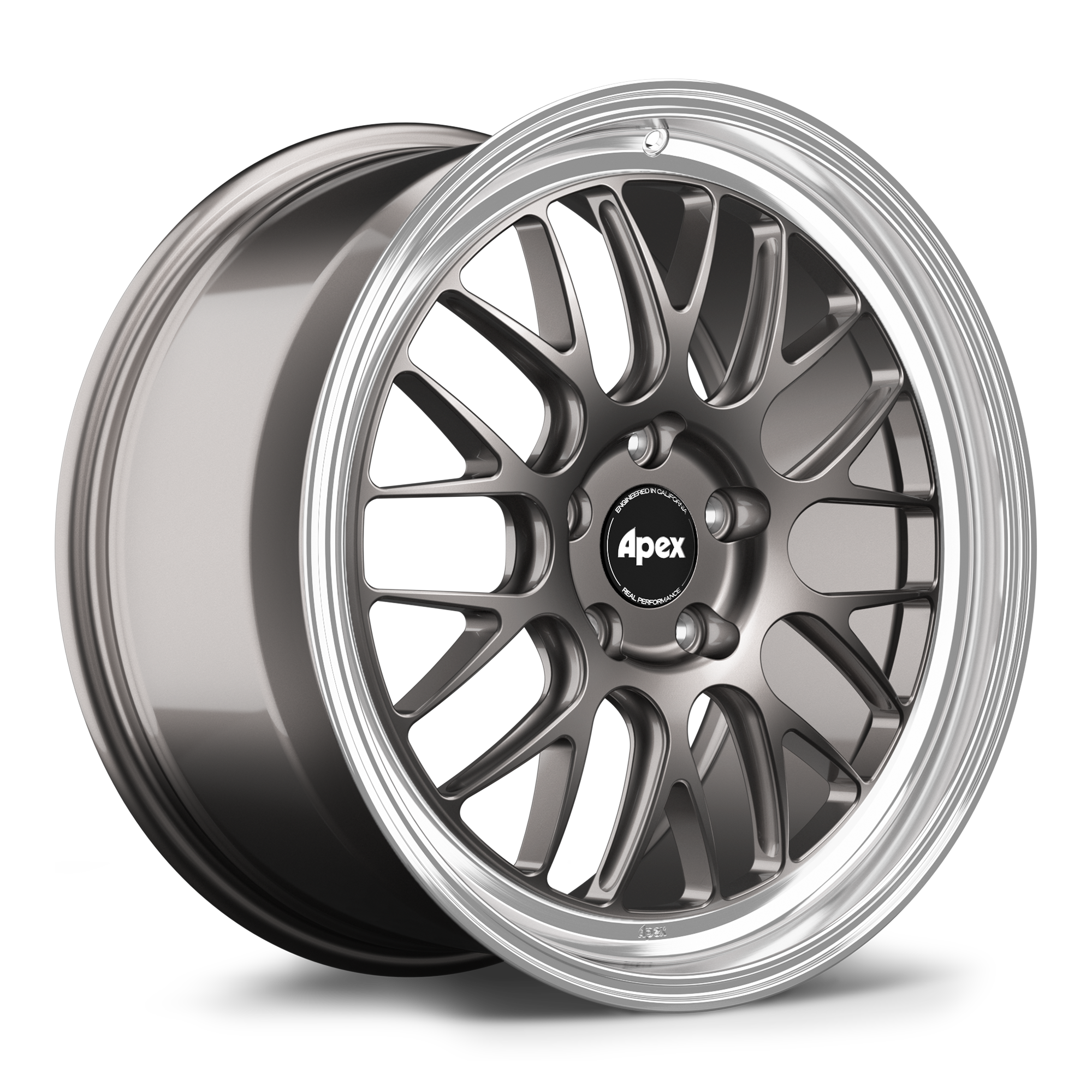 Apex ML-10RT Forged Alloy Wheel 19x11 ET75 5x120.65 Anthracite - Machined Lip 70.3mm CB