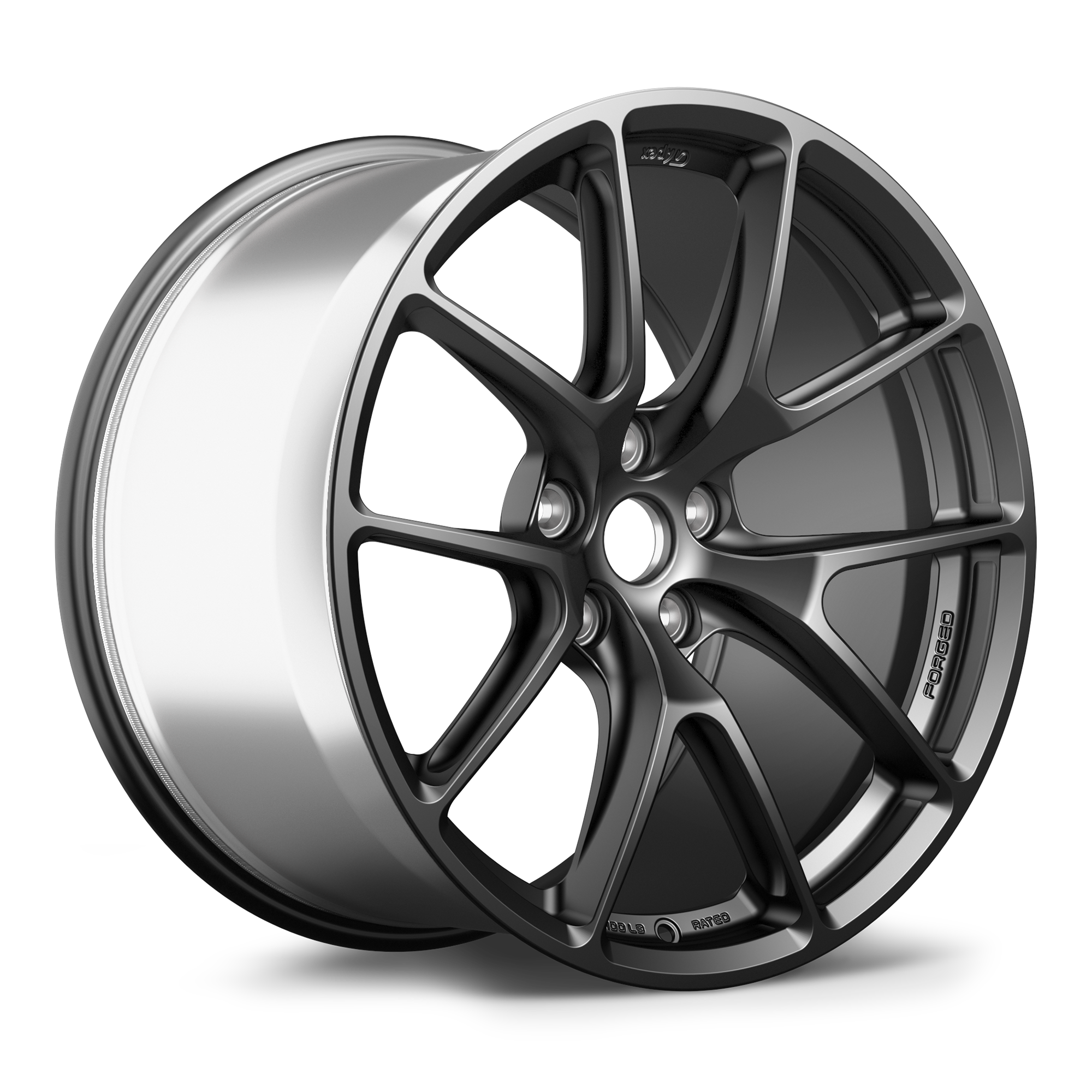 Apex VS-5RE Alloy Wheel 19x11 ET52 5x114.3 70.5mm CB Satin Black