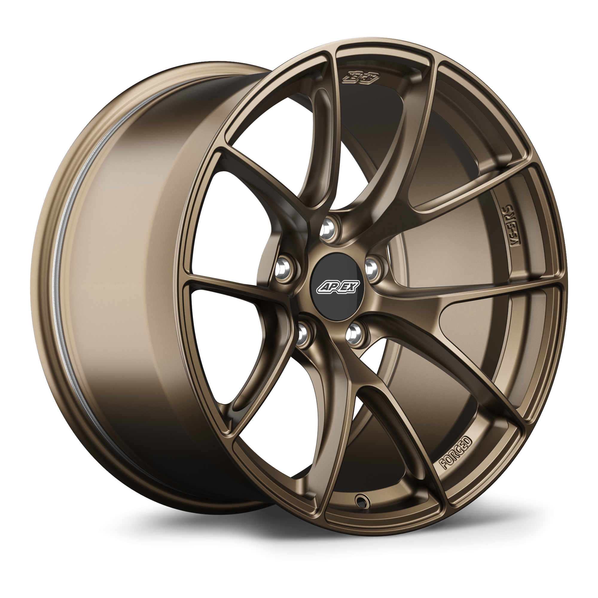 Apex VS-5RS Forged Alloy Wheel 18x10 ET30 5x112 Satin Bronze 66.6mm CB