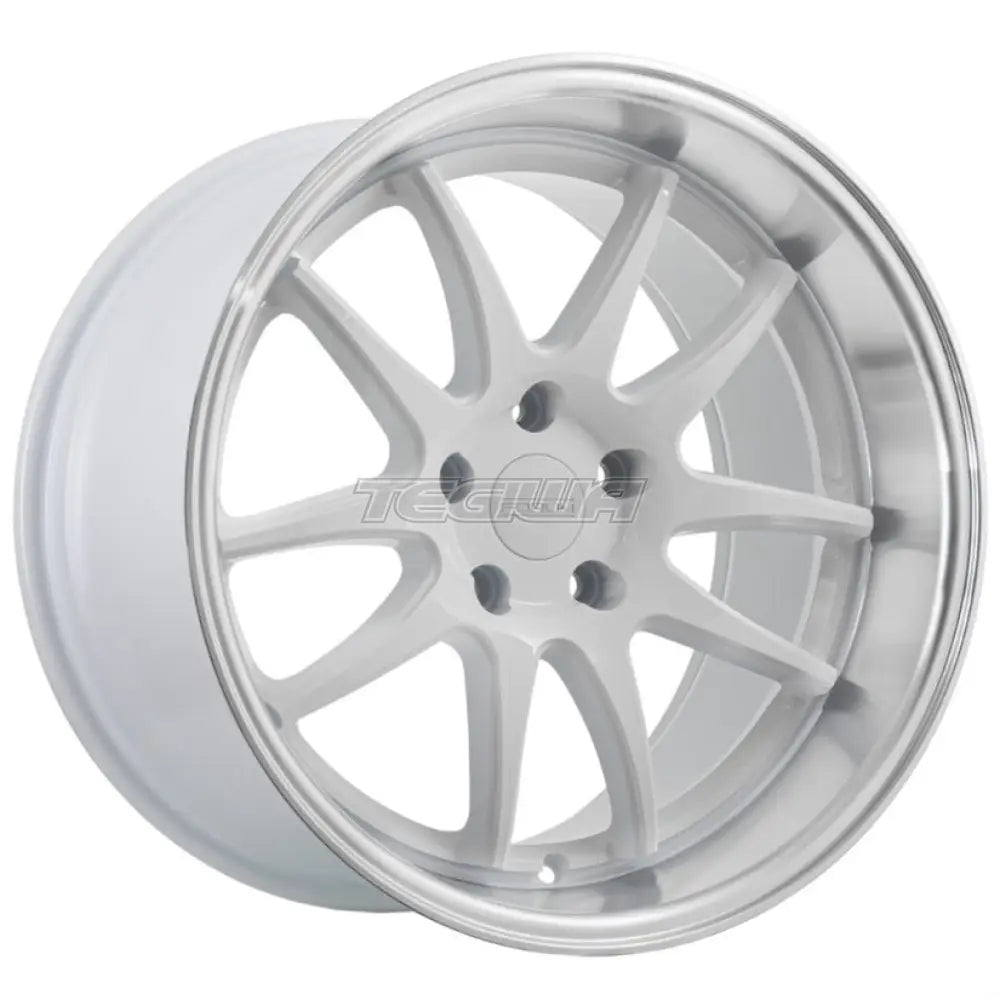 Forum Alloy Wheel 18x9.5 ET15 5x114 White Polished Lip 73.1mm CB