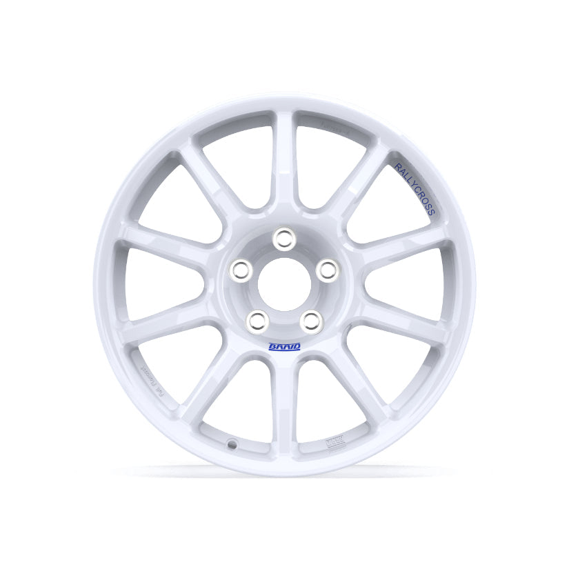 Braid Fullrace Rallycross Alloy Wheel 17x8 ET-5 to 55 4x98 White Shiny