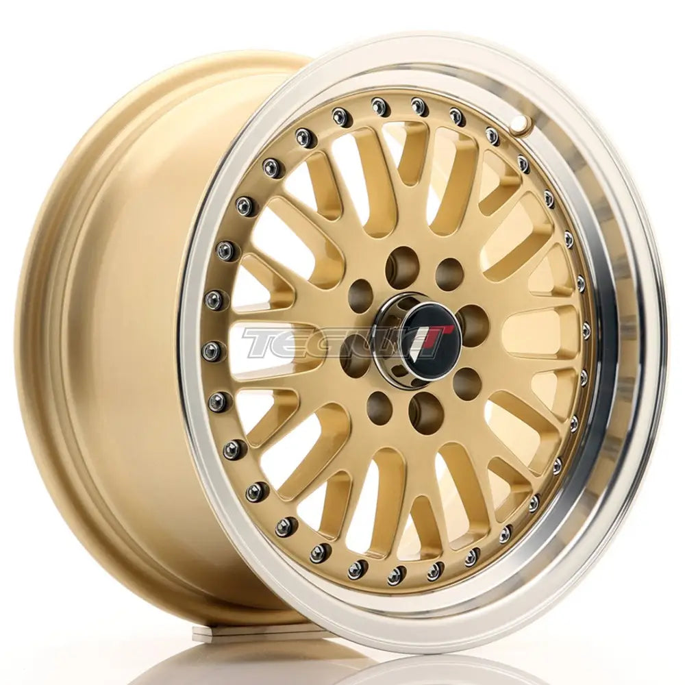 Japan Racing JR10 Alloy Wheel 15x7 ET30 4x100/108 Gold With Machined Lip