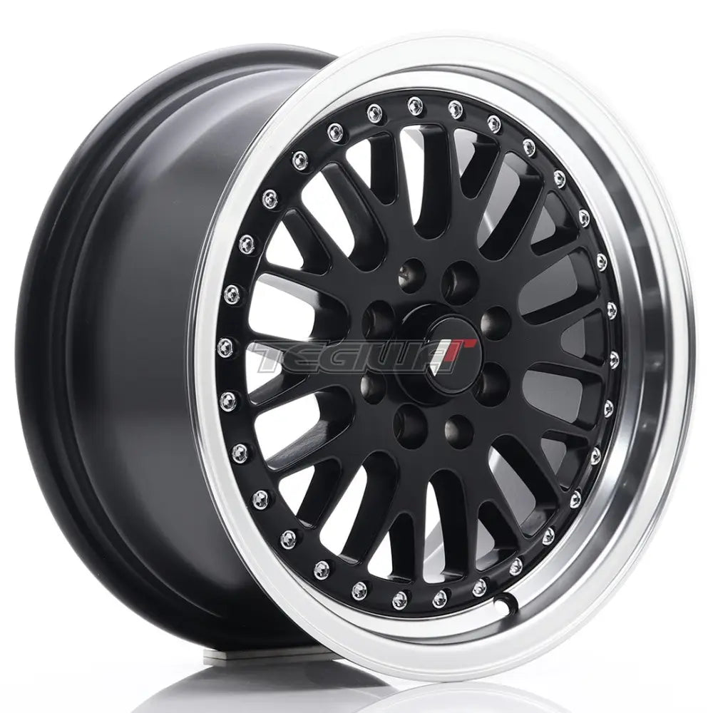 Japan Racing JR10 Alloy Wheel 15x7 ET30 4x100/108 Matt Black With Machined Lip