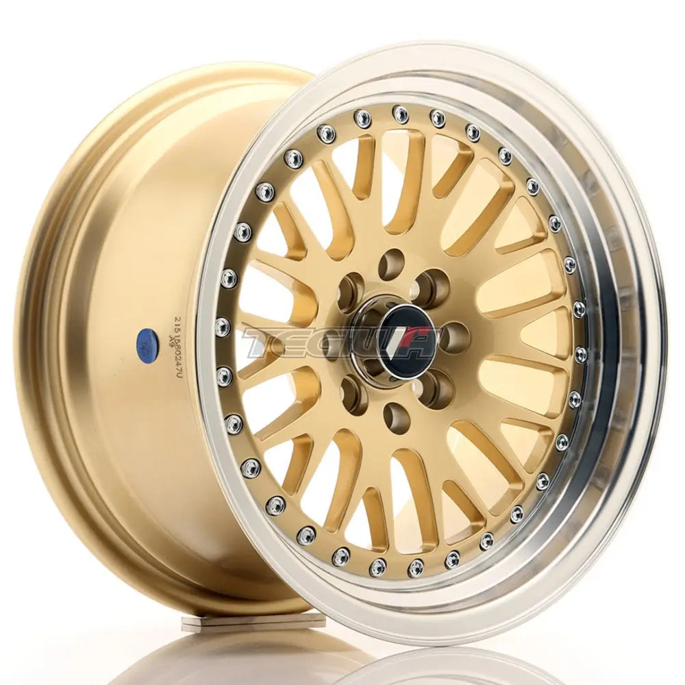 Japan Racing JR10 Alloy Wheel 15x8 ET20 4x100/108 Gold With Machined Lip