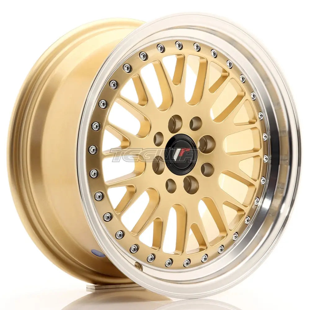 Japan Racing JR10 Alloy Wheel 16x7 ET30 4x100/108 Gold With Machined Lip