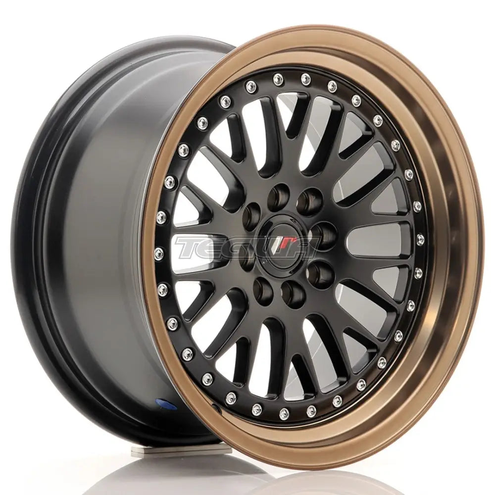 Japan Racing JR10 Alloy Wheel 16x8 ET20 4x100/108 Matt Black With Bronze Lip