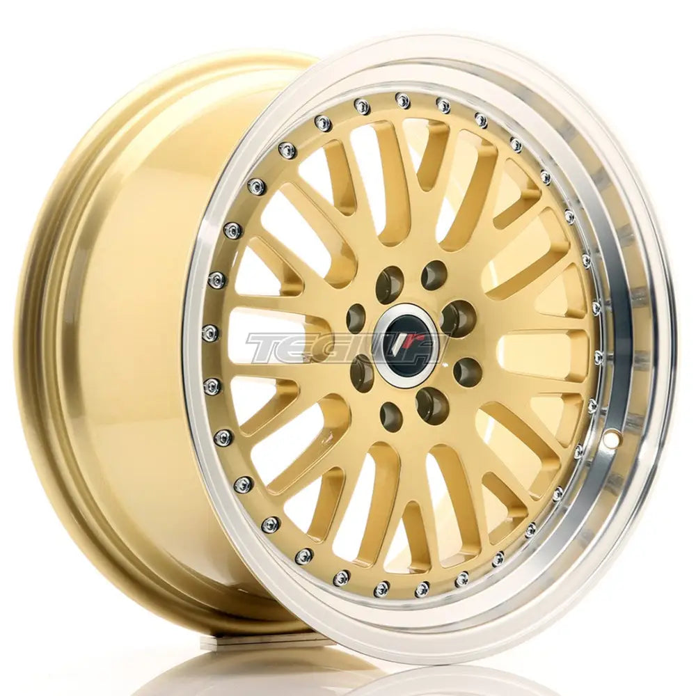 Japan Racing JR10 Alloy Wheel 17x8 ET35 4x100/114 Gold With Machined Lip