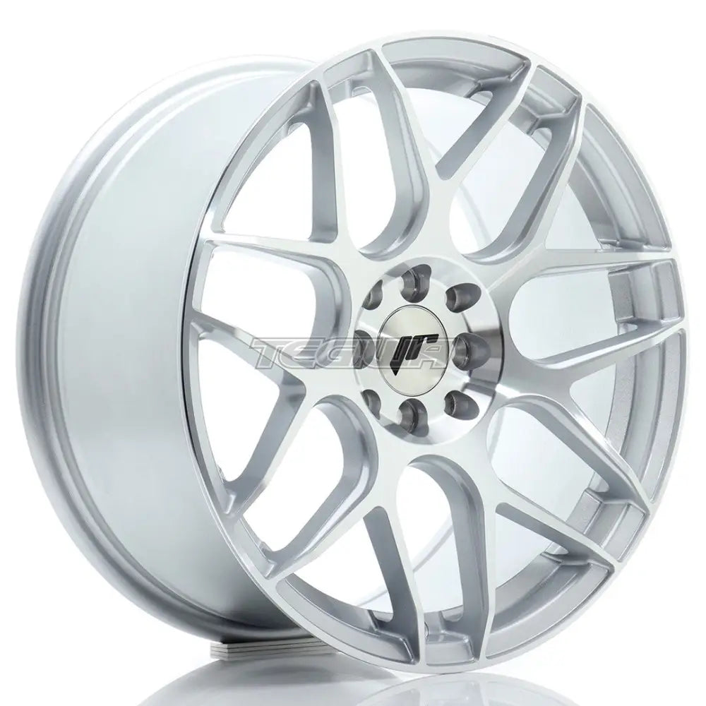 Japan Racing JR18 Alloy Wheel 17x8 ET35 4x100/114 Silver Machined Face