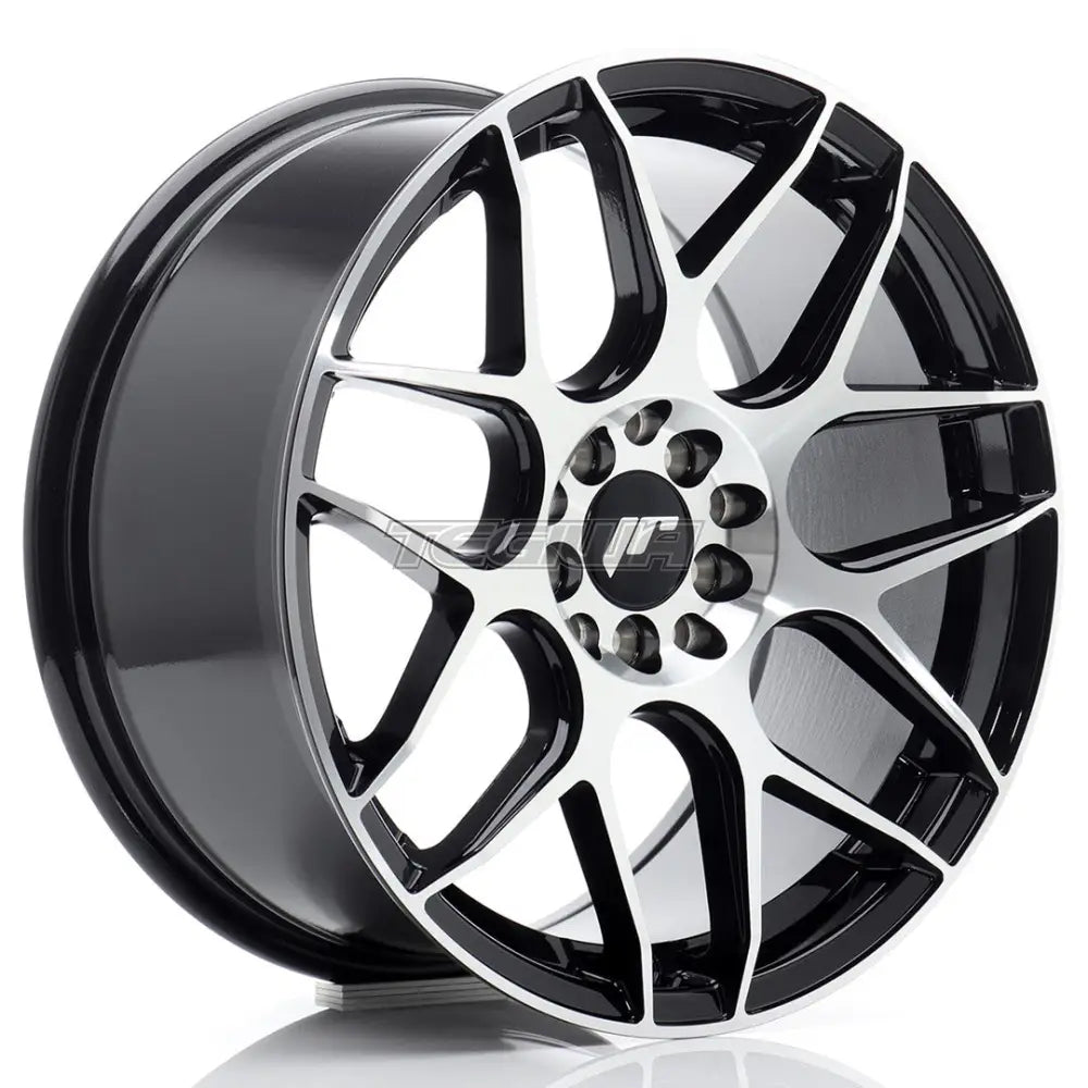 Japan Racing JR18 Alloy Wheel 17x8 ET35 5x100/114 Black Machined Face