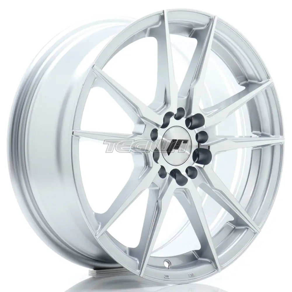 Japan Racing JR21 Alloy Wheel 17x7 ET40 4x100/114 Silver Machined