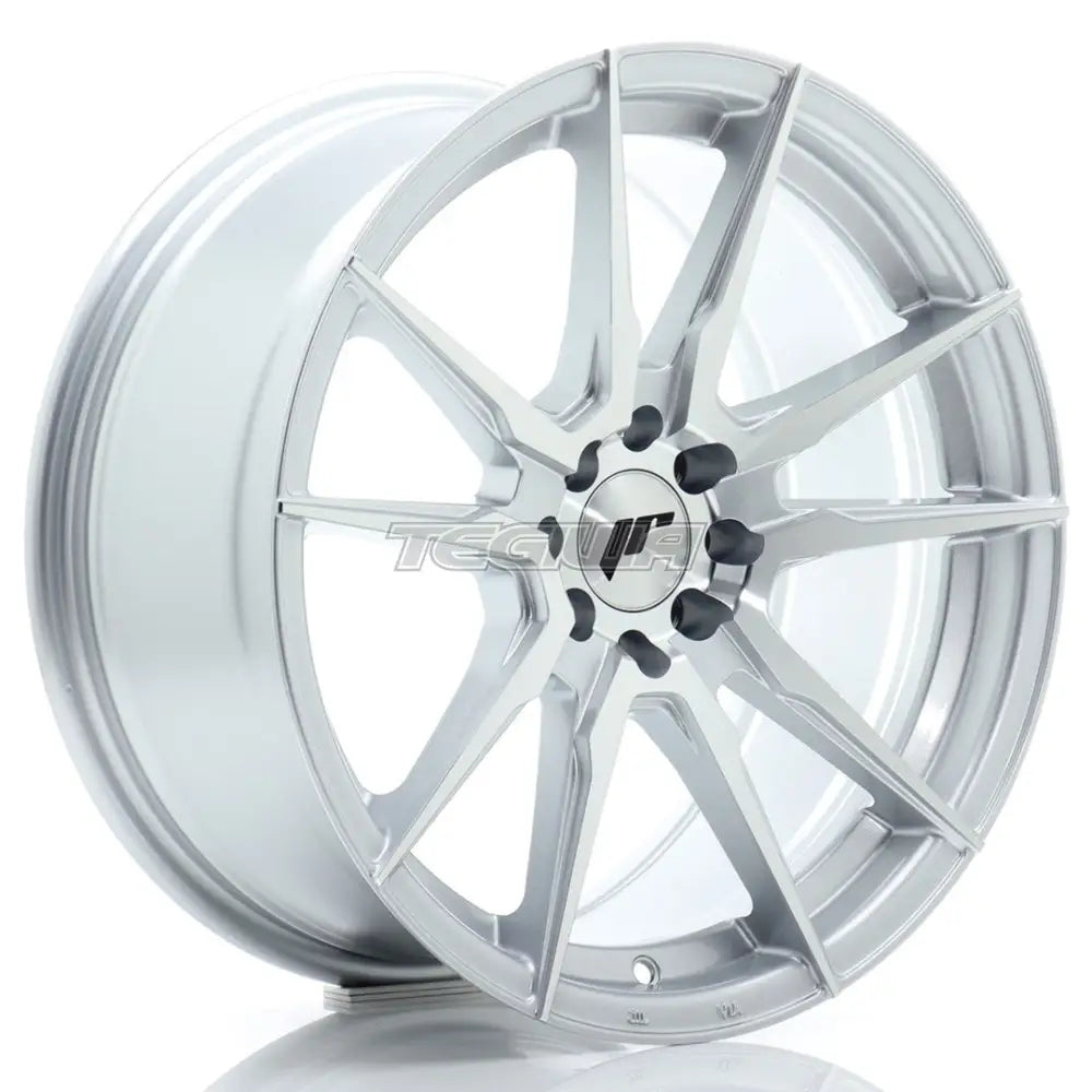 Japan Racing JR21 Alloy Wheel 17x8 ET35 4x100/114 Silver Machined