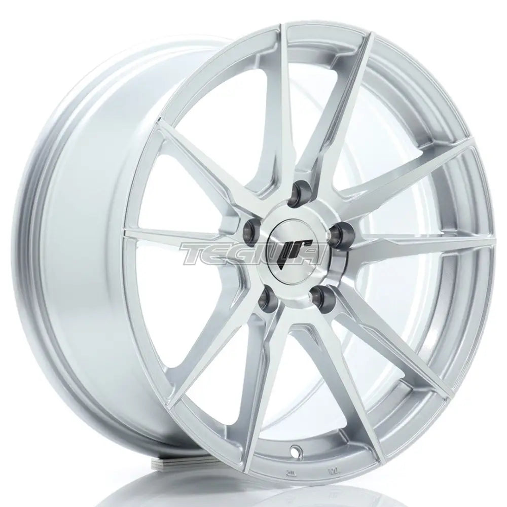Japan Racing JR21 Alloy Wheel 17x8 ET35 5x120 Silver Machined