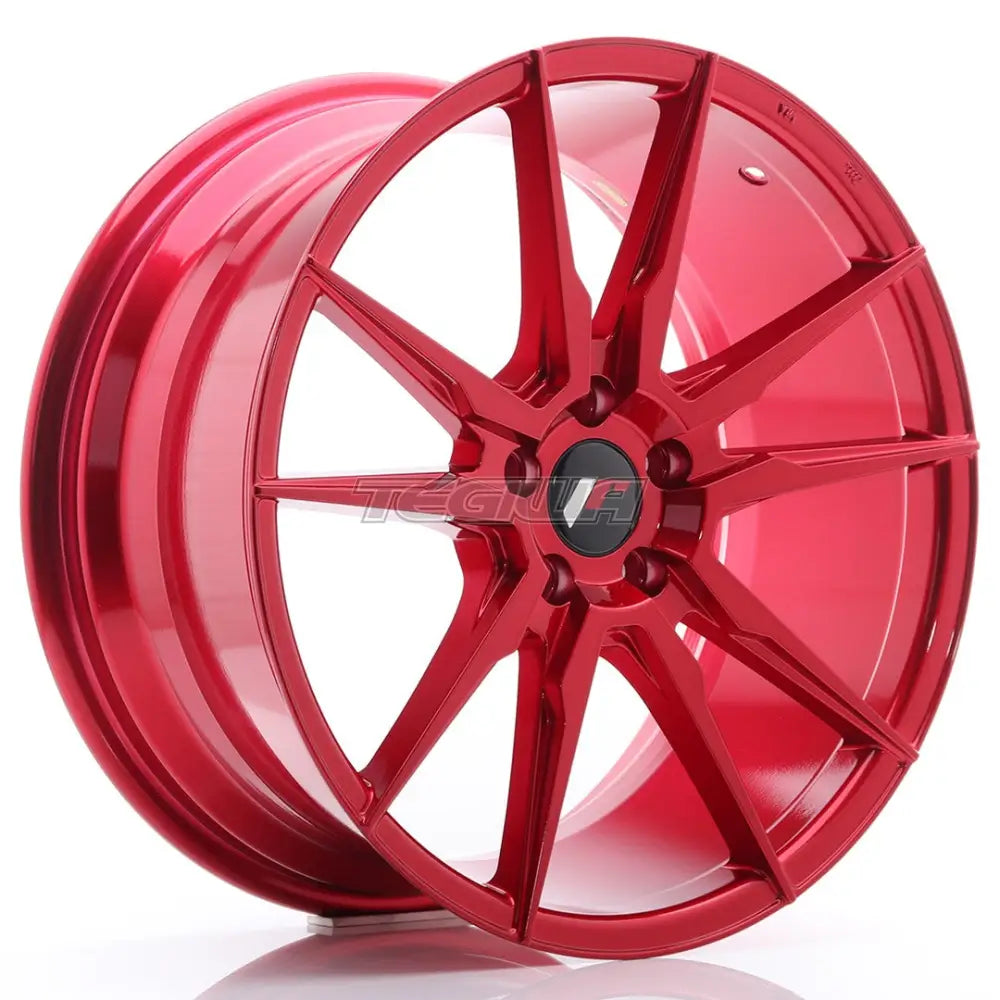Japan Racing JR21 Alloy Wheel 19x8.5 ET35 5x120 Platinum Red