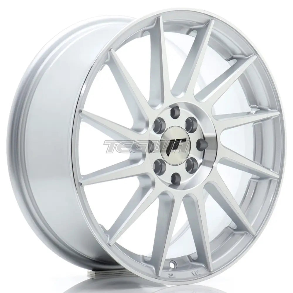 Japan Racing JR22 Alloy Wheel 17x7 ET40 4x100/114 Silver Machined Face