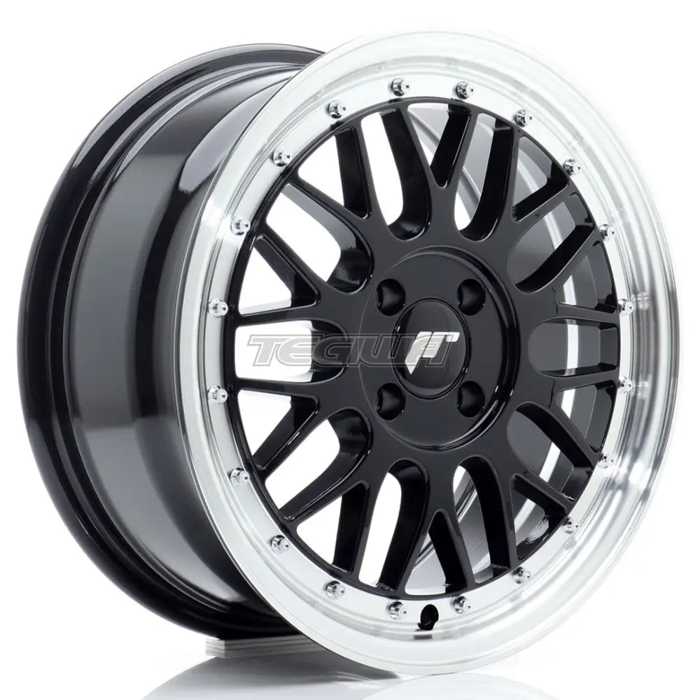 Japan Racing JR23 Alloy Wheel 16x7 ET40 4x100 Gloss Black With Machined Lip