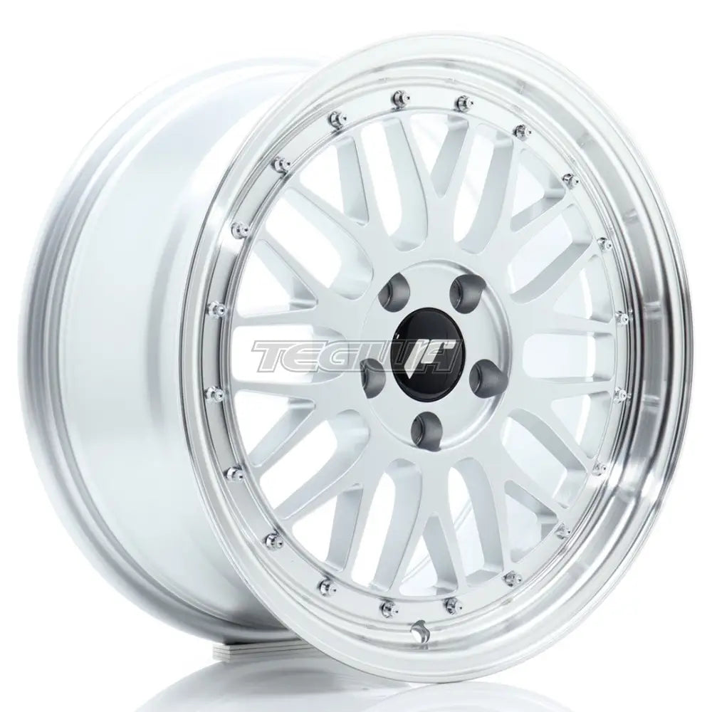 Japan Racing JR23 Alloy Wheel 17x8 ET35 5x120 Hyper Silver With Machined Lip